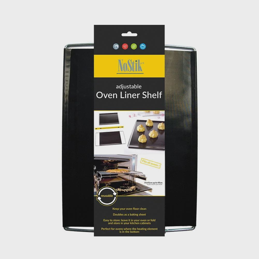 White Magic Nostik Adjustable Oven Liner Shelf