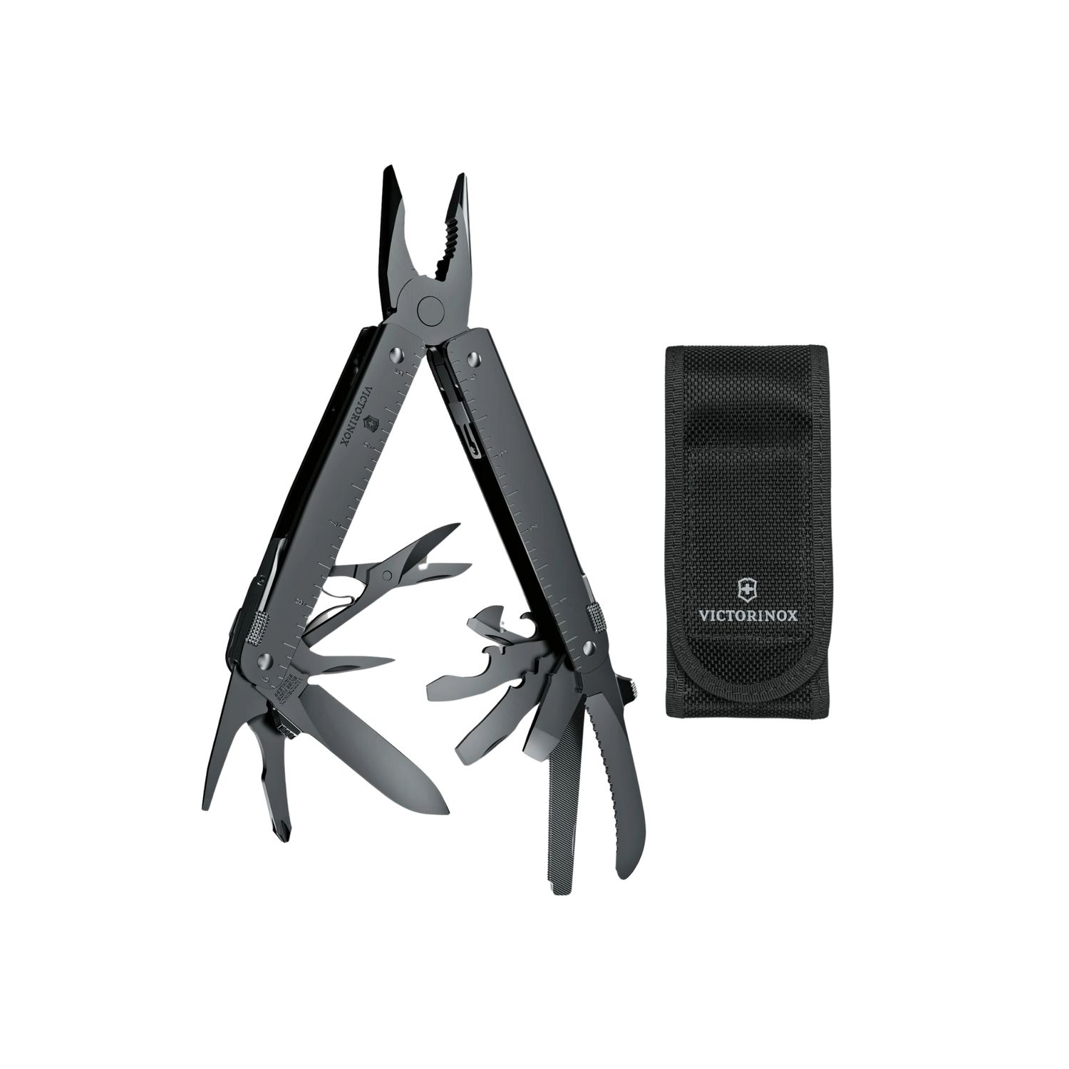 Swiss Tool MXBS, black, nylon pouch,