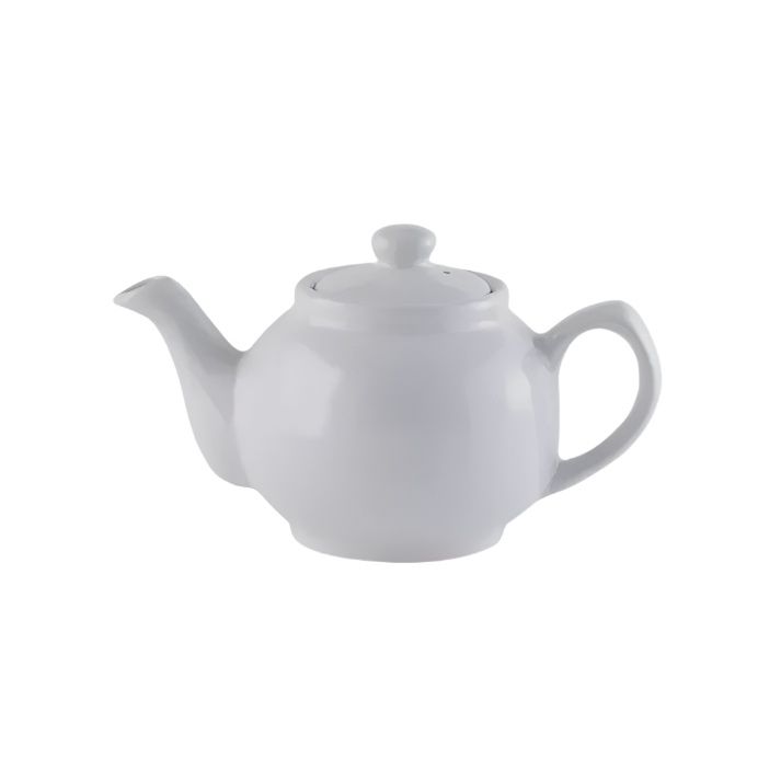 Teapot 450ml/2 Cup - 5 Colors, Color: White Gloss