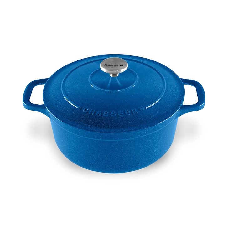 Round French Oven 26cm / 5L - Blue Sparkles