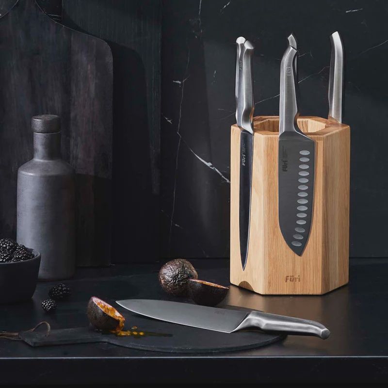 Pro Magnetic Hexagonal Knife Block Set 7 Piece