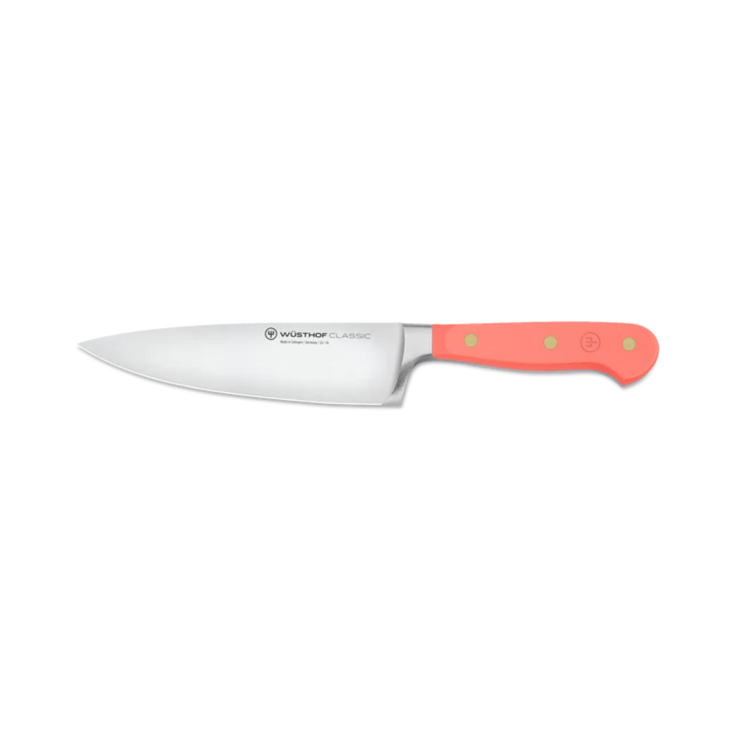 Classic Colour Coral Peach Cooks Knife 16cm