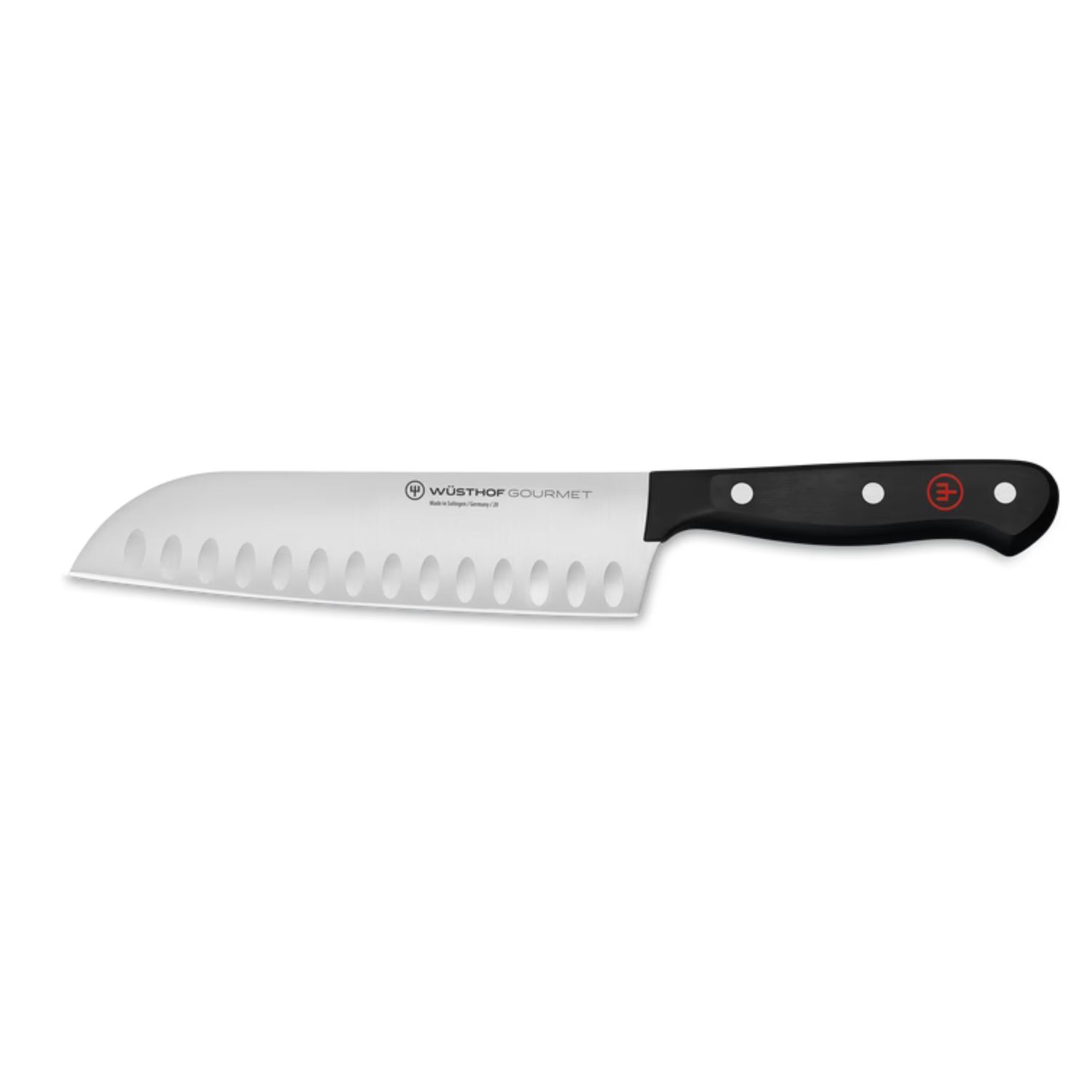 Gourmet Santoku Knife With Hollows 17cm