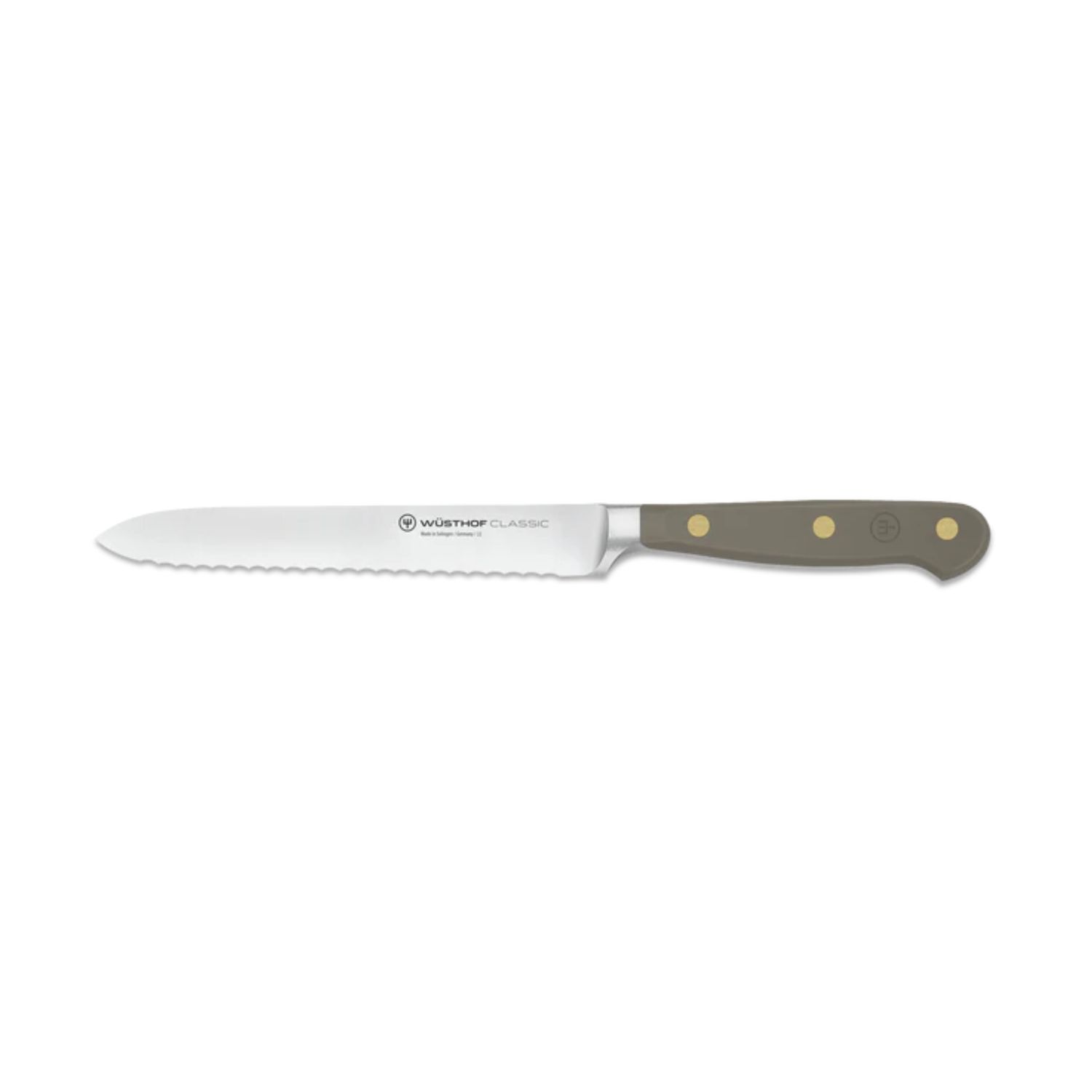 Classic Colour Velvet Oyster Serrated Utility Knife 14cm