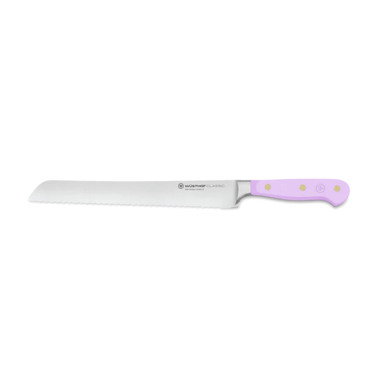 Classic Colour Purple Yam Double-Serrated Bread Knife 23cm