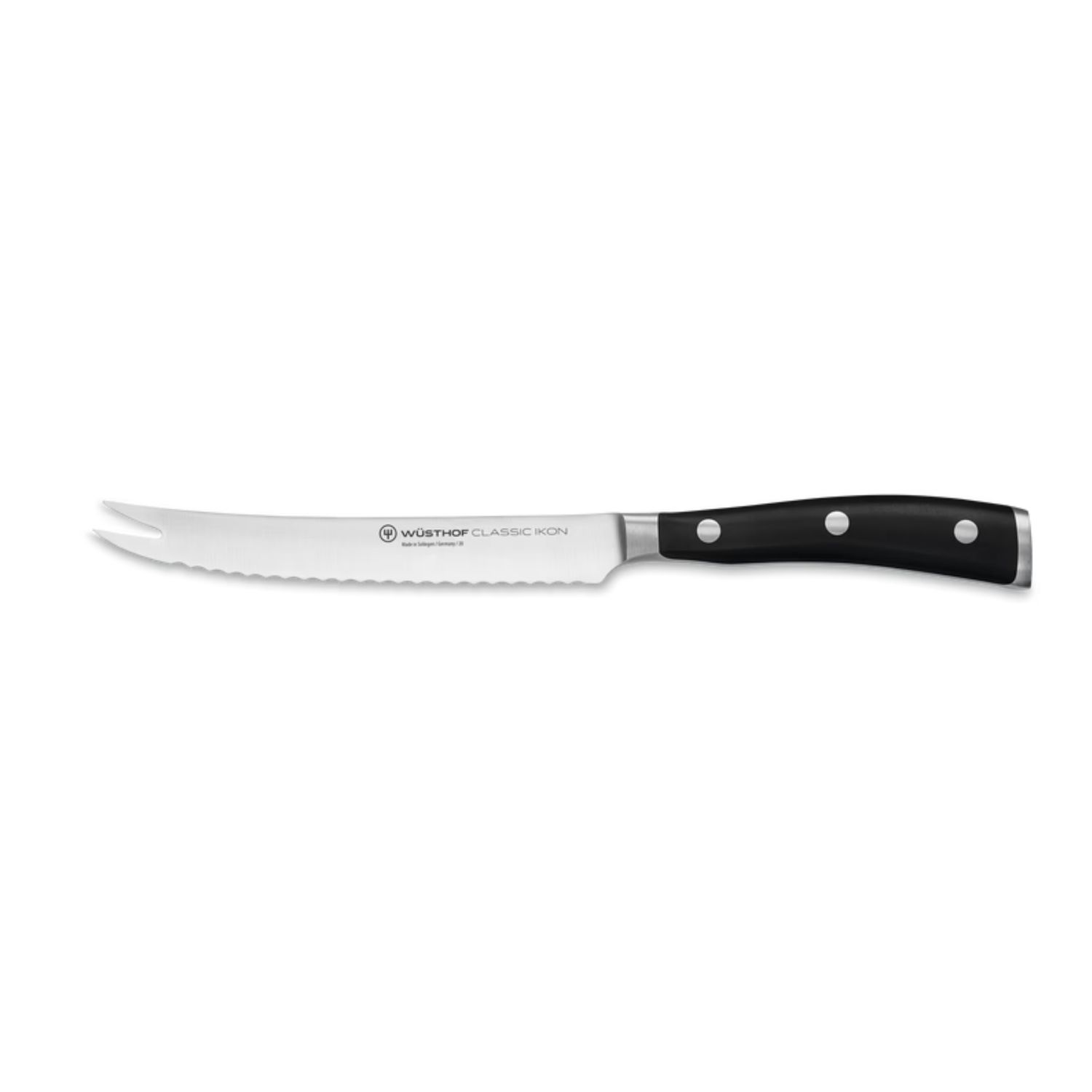 Classic Ikon Black Tomato Knife 14cm