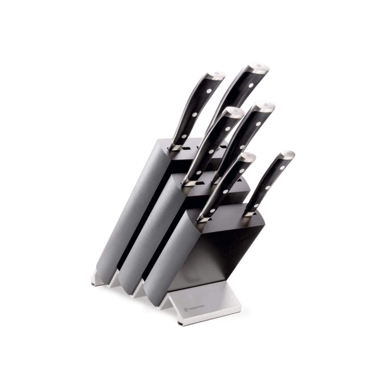 Classic Ikon Black Knife Block Set 7 Piece