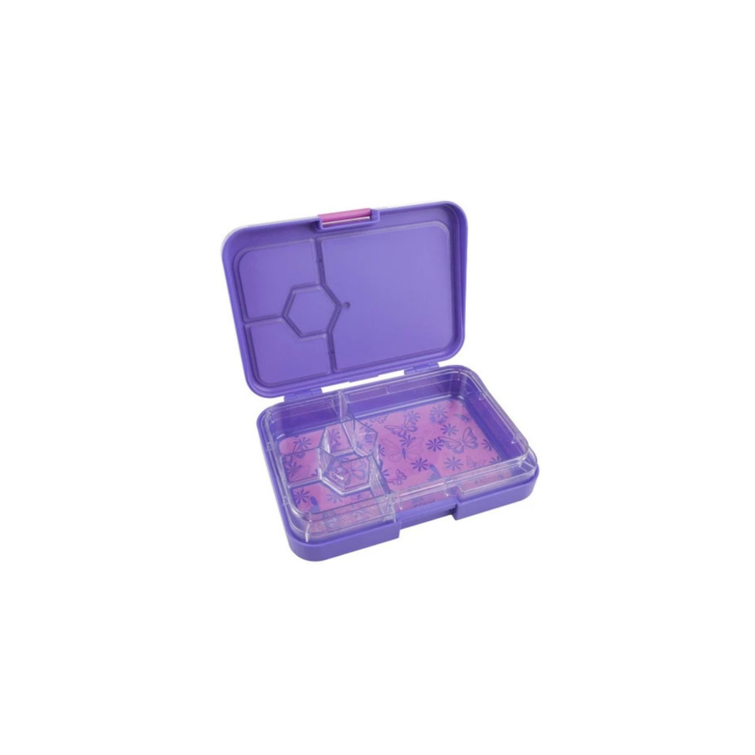 4 Compartment Bento Lunch Box - Butterflies