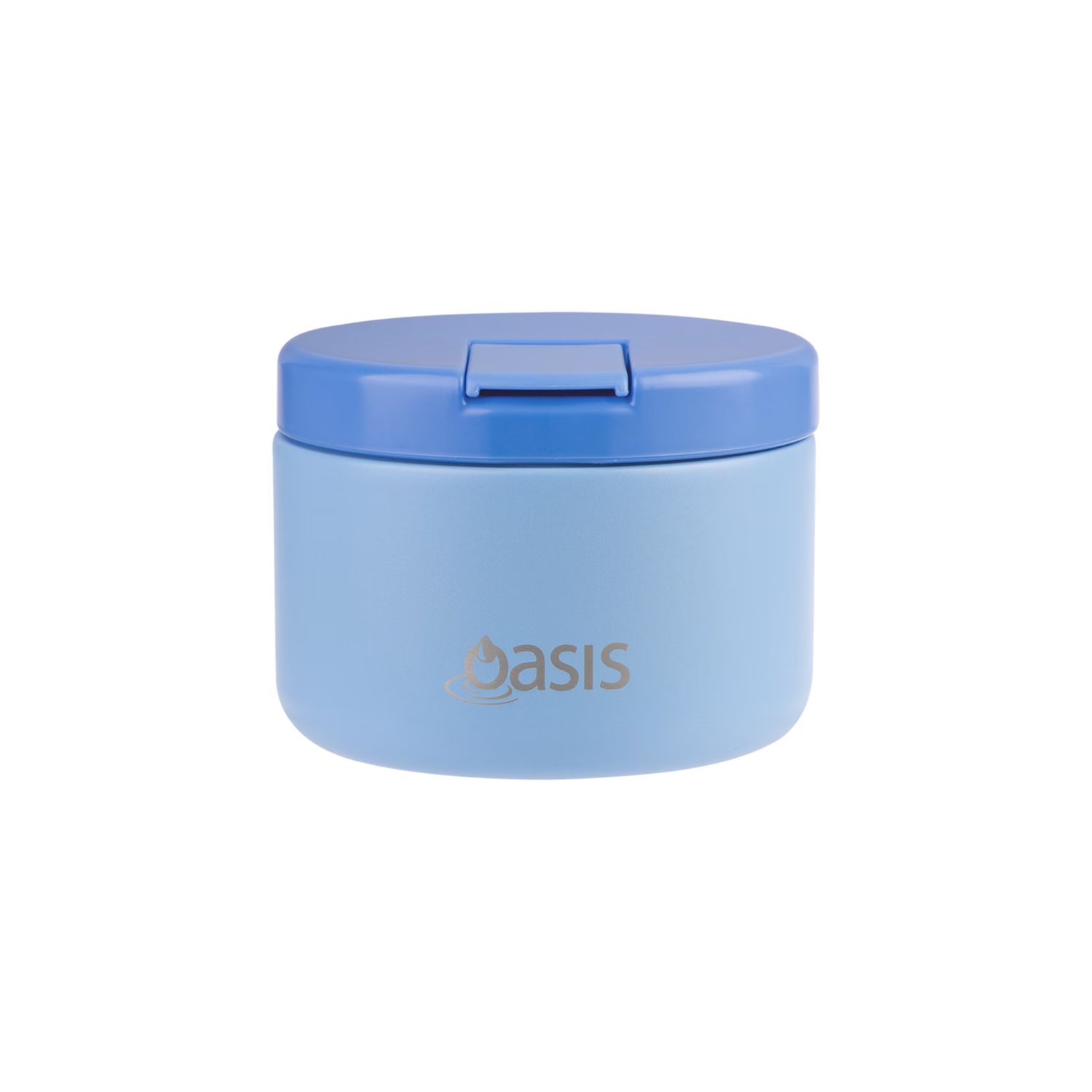 Stainless Steel Double Wall Insulated Food Flask with Quick Release Lid 300ml, Colour: Blue