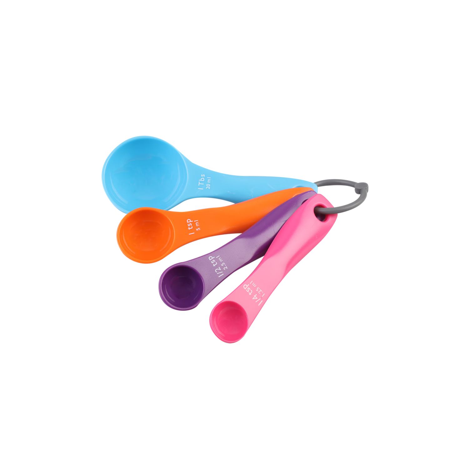 Measure Spoons Set 5 - Multi-Colour, Colour: Multi Colours
