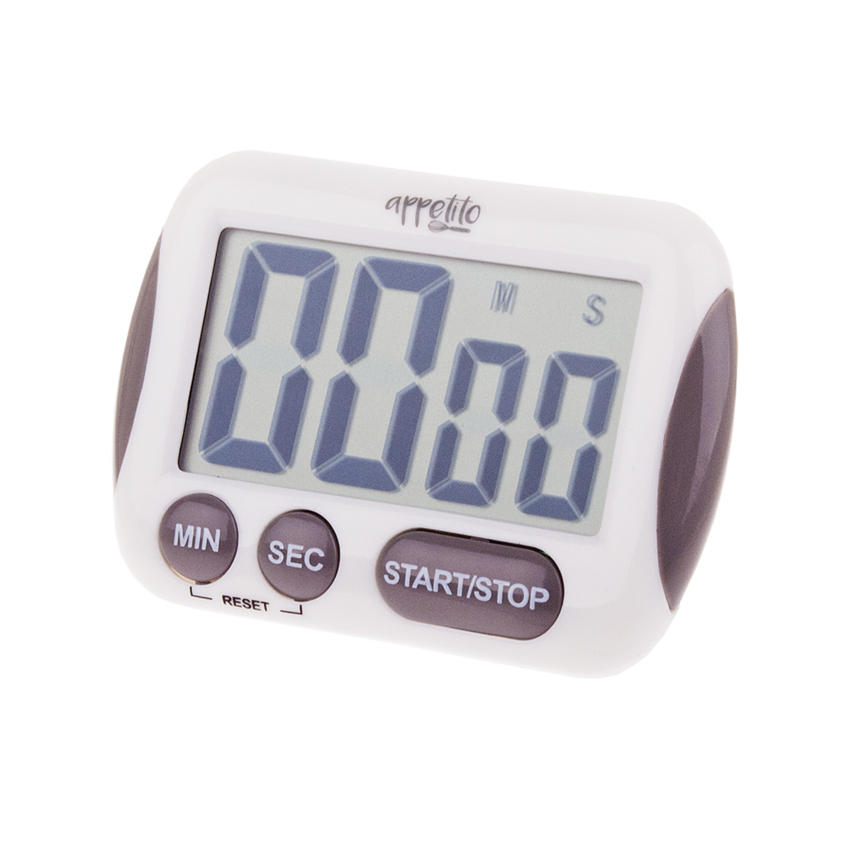 Digital Timer With Large Lcd Display - 100 Minutes - White, Colour: White