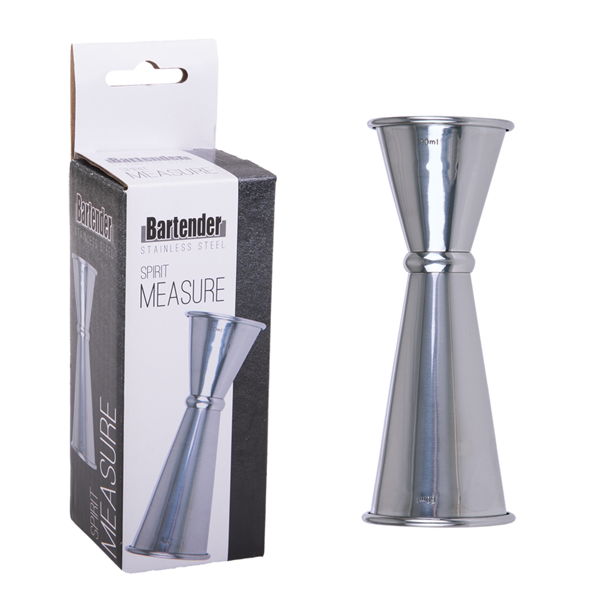 Stainless Steel Spirit Measure 30/60ml