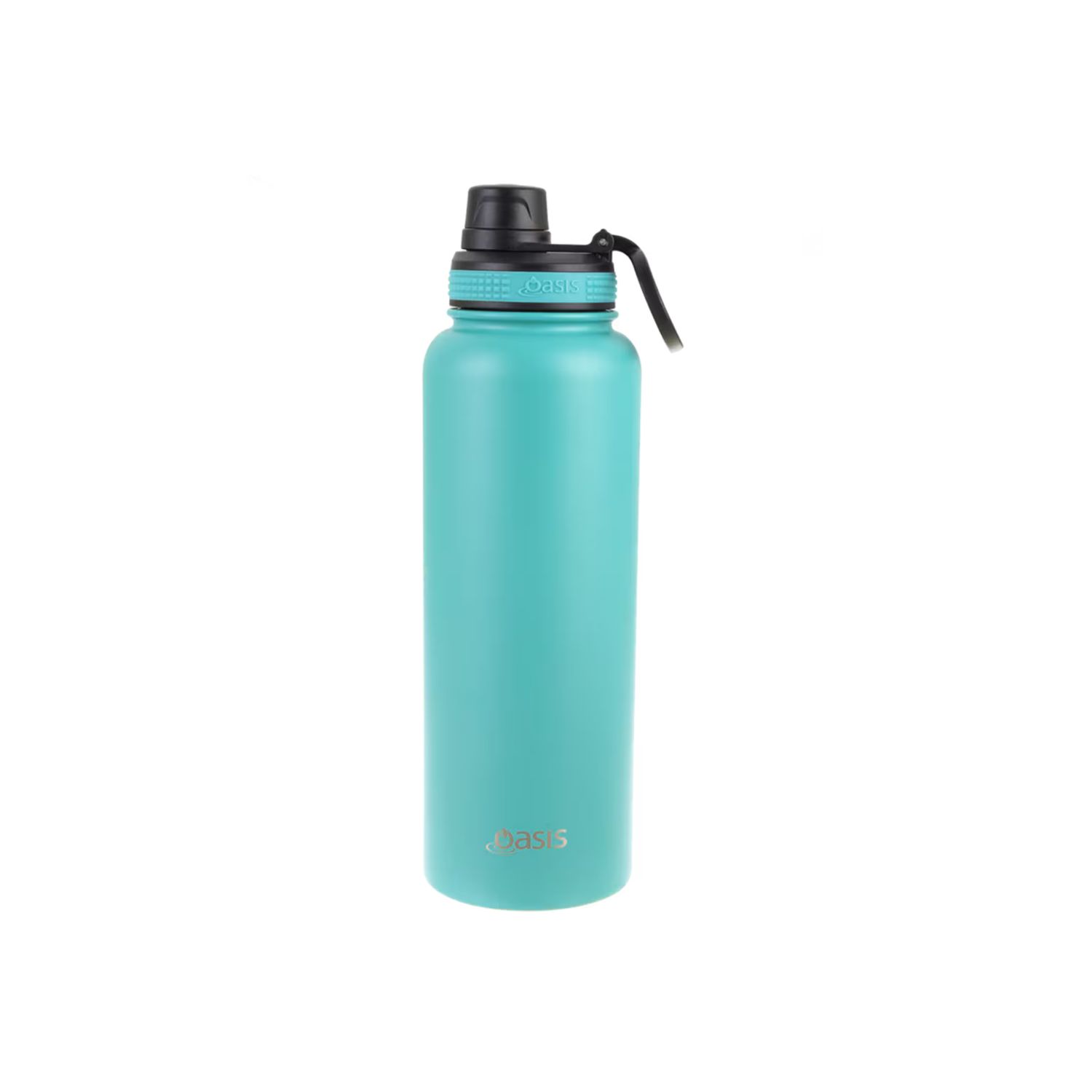 Stainless Steel Double Wall Insulated Sports Bottle W/Screw Cap Turquoise