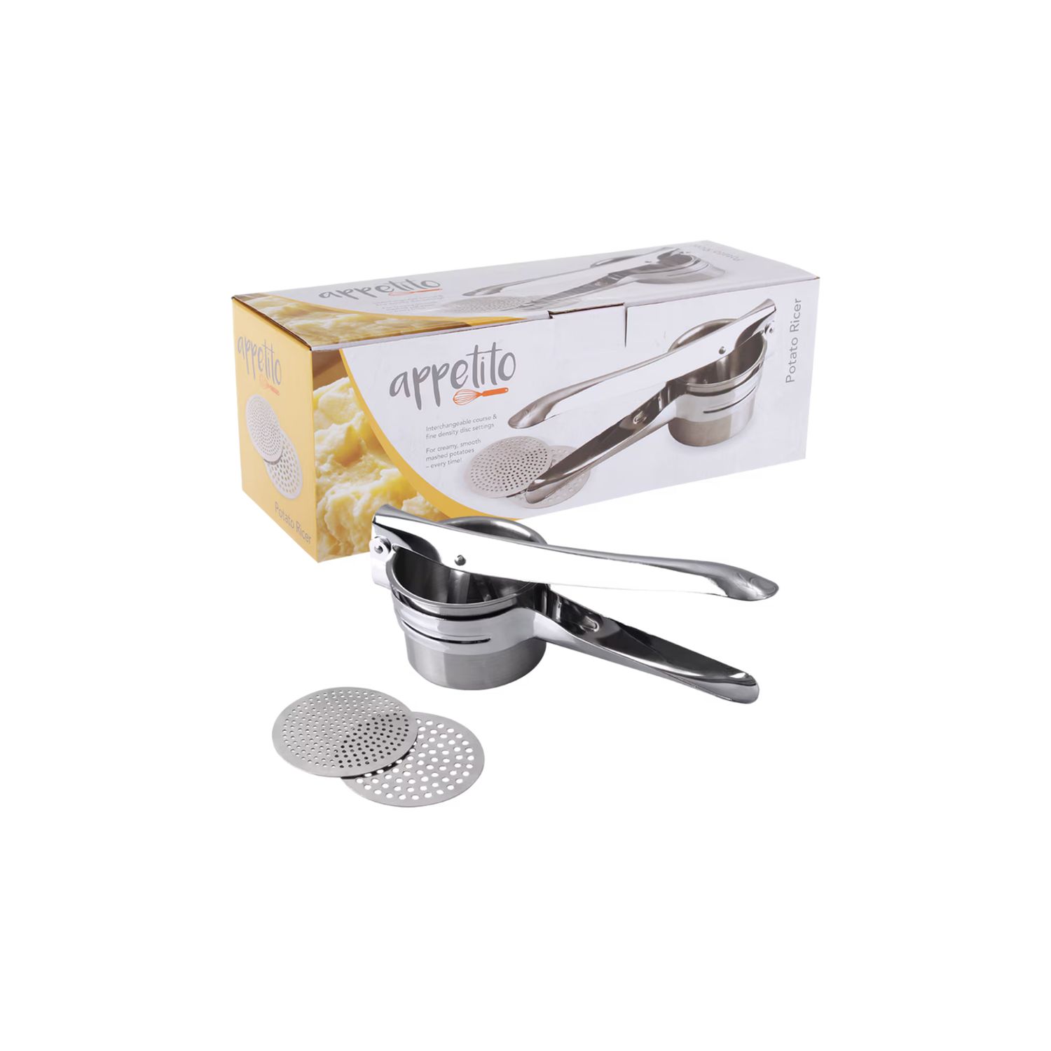 S/S &amp; Chrome Potato Ricer