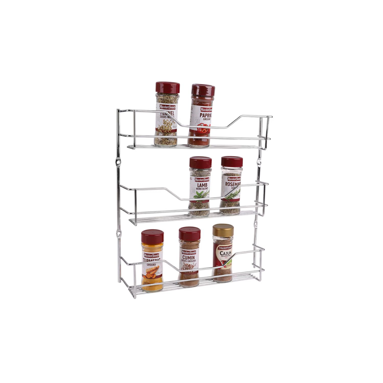 3 Tier Chrome Spice Rack