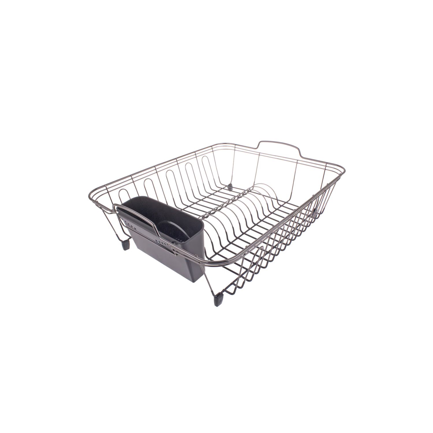 D.Line Black Nickel Pvc Dish Rack 45.5 X 36 X 16.5Cm