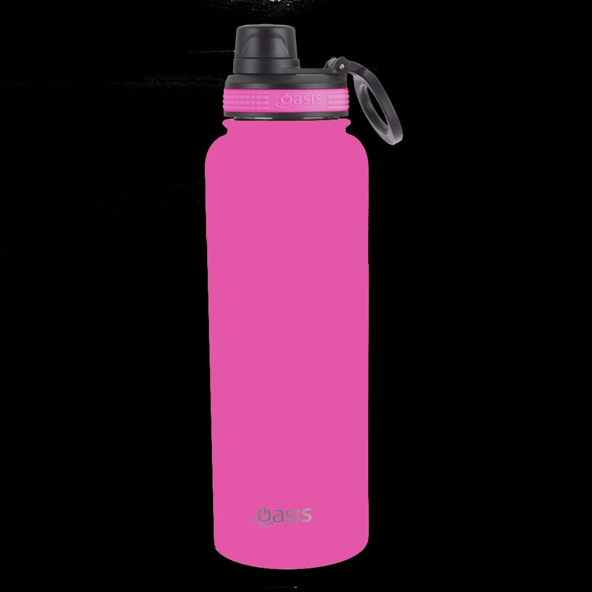 S/S Double Wall Insulated Sports Bottle W/Screw Cap Neon Pink