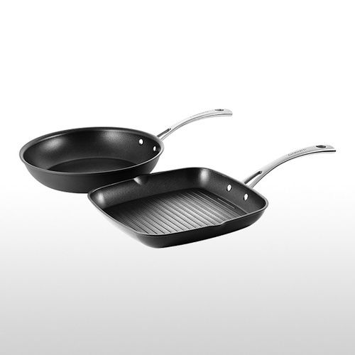 Chefs IA+ 2 Piece Grill &amp; Fry Pan Set