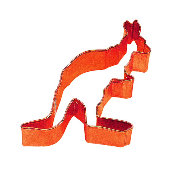 Kangaroo Cookie Cutter 8cm - Orange