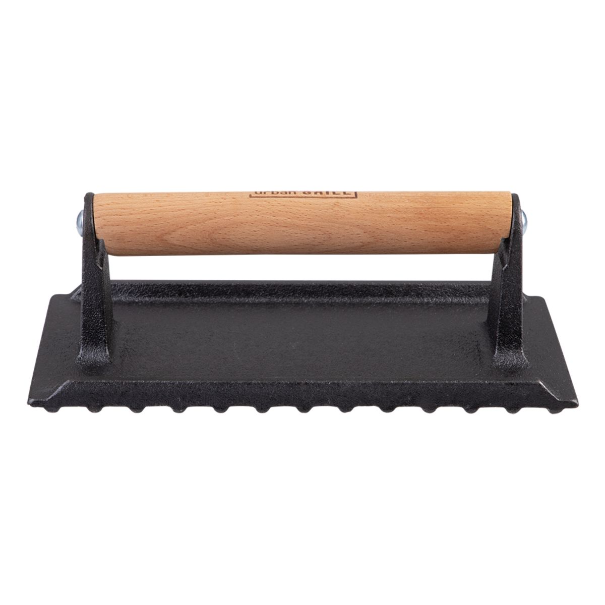 Cast Iron Rectangle Grill Press 20.5cm x 10.5cm