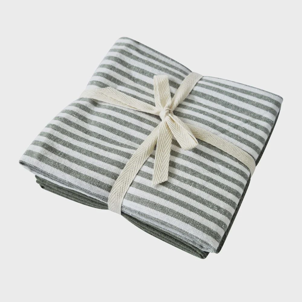 Katerina Tea Towel 3 Pack 50x70cm Light Green