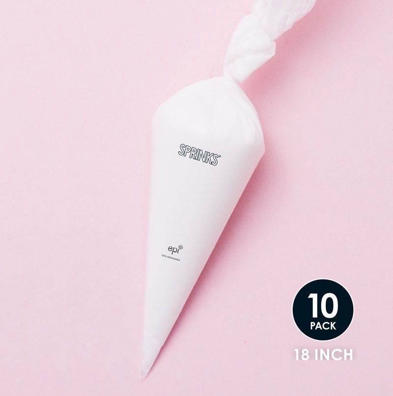 18&quot; Biodegradable Piping Bags (Pack of 10) - by Sprinks