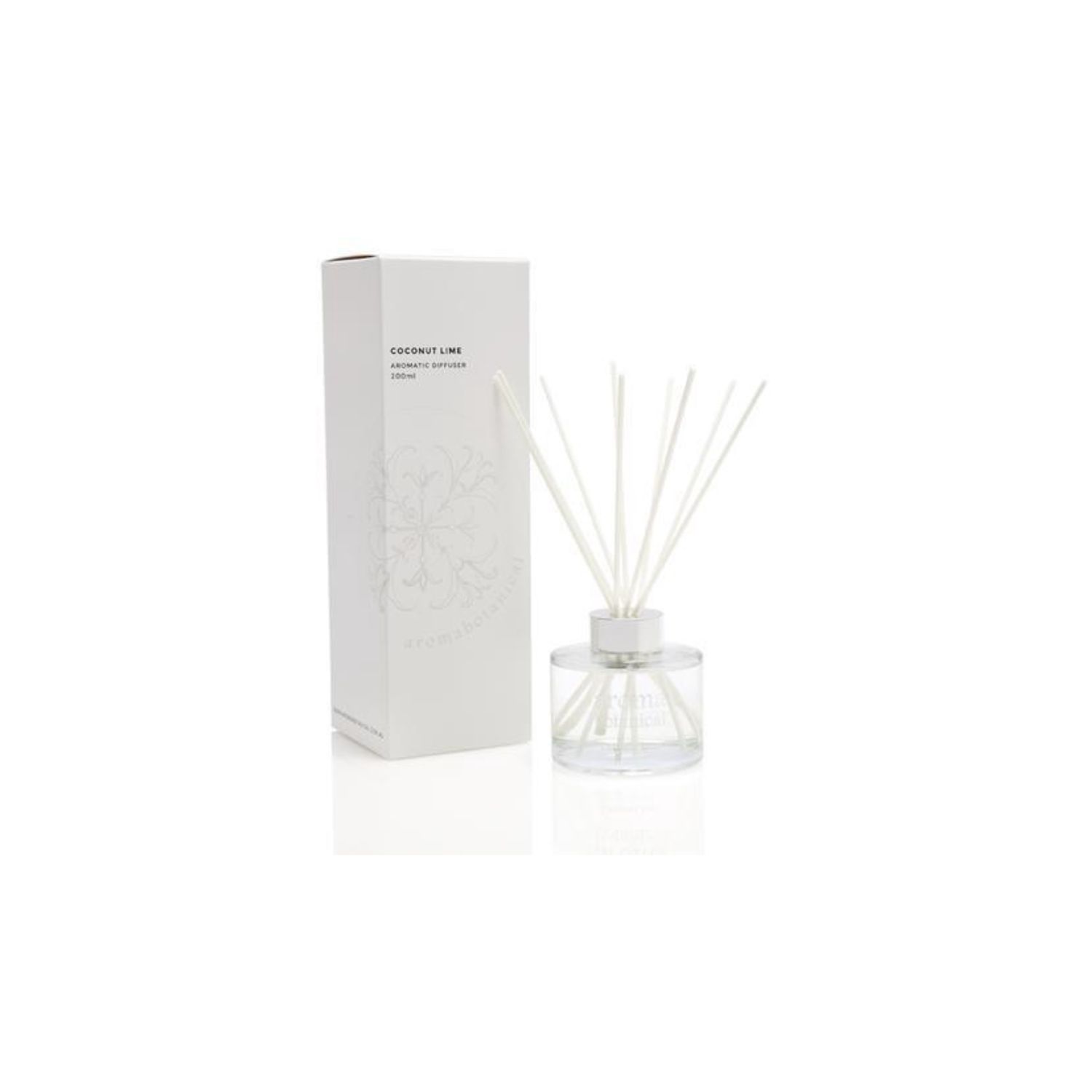 Diffuser 200ml, Colour &amp; Fragrance: White - Coconut &amp; Lime
