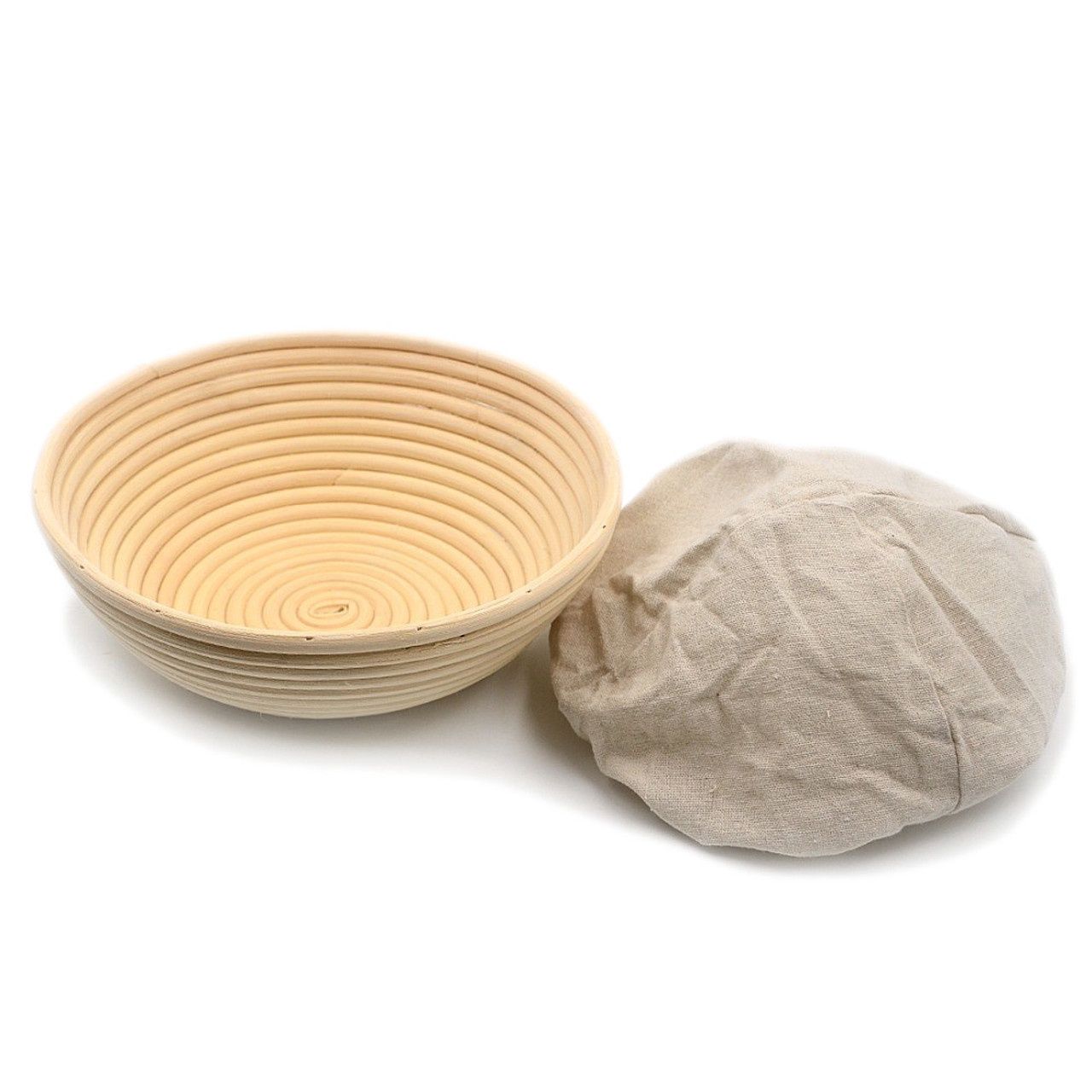 23Cm Round Banneton With Lining, Size: 23cm