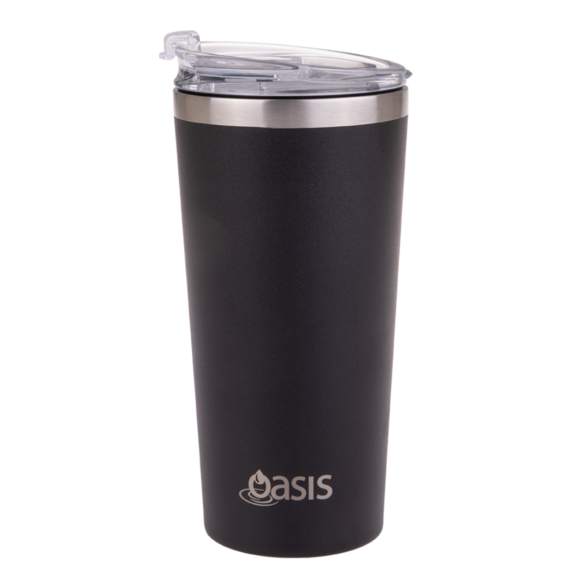 Travel Cups/Mugs S/S Double Wall Insulated Travel Mug Mugs 480ML - 4 Colors, Colour: Matte Black