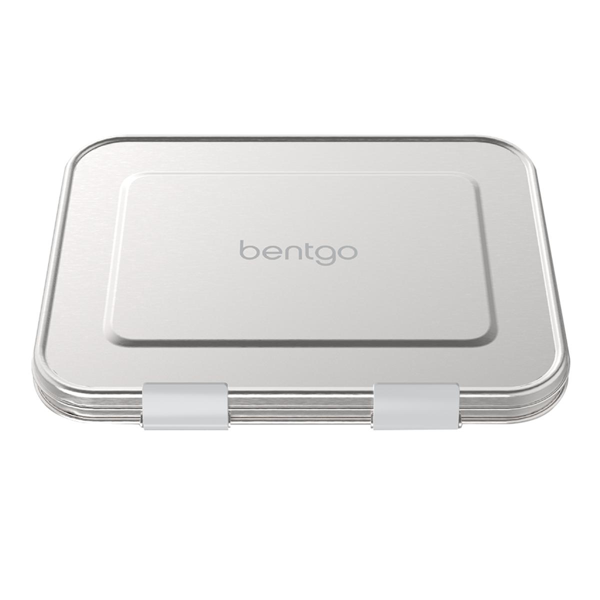 Kid's Stainless Steel Leak-Resistant Bento Lunch Box - Silver, Colour: Silver