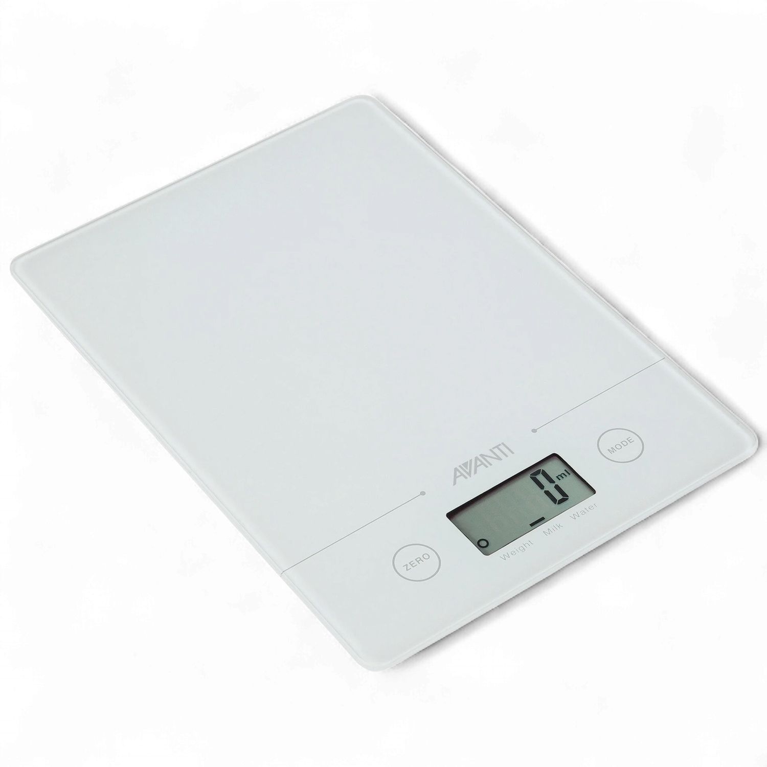 Compact Kitchen Scale White