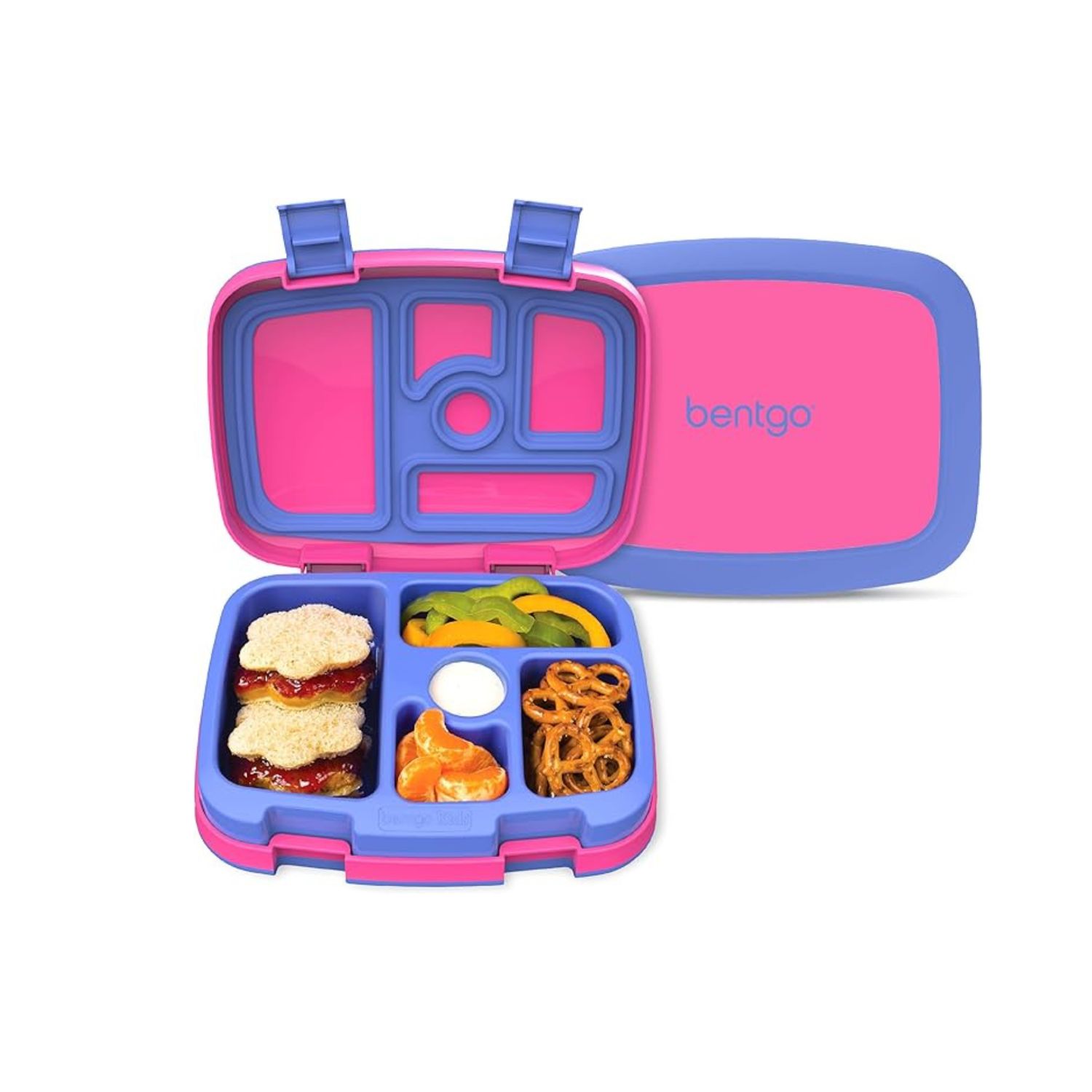 Kid's Leak-Proof Bento Lunch Box - Fuchsia, Colour: Fuchsia