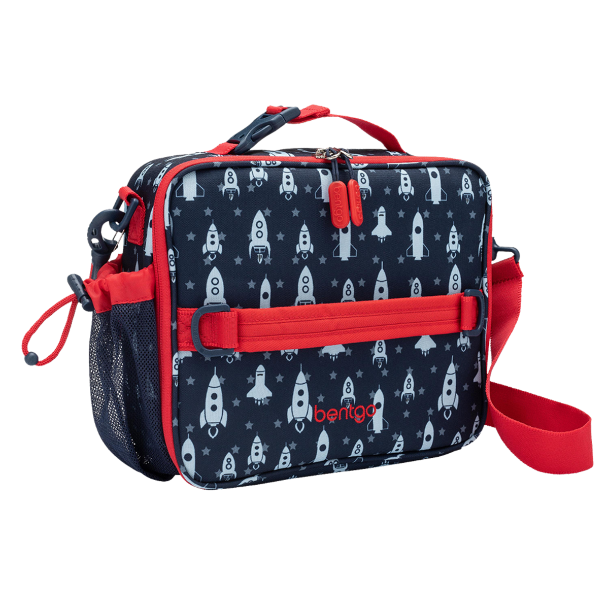 Kid's Print Deluxe Lunch Bag, Colour: Space Rockets