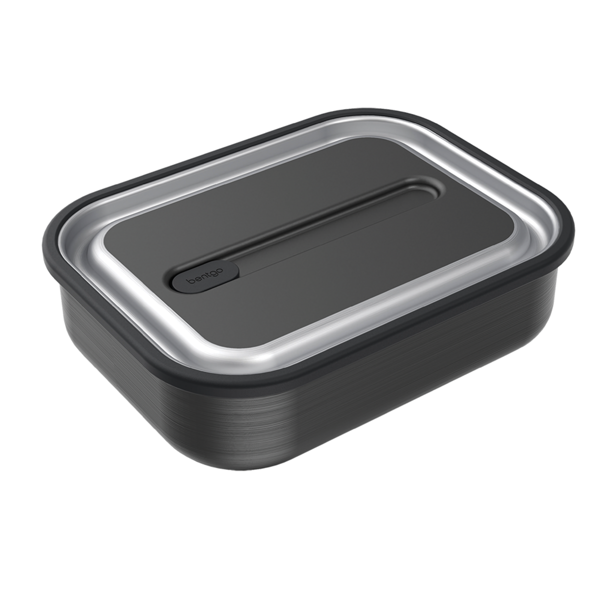 Stainless Steel Leak-Proof Lunch Box  - 1200ml( 3 Sizes), Colour: Carbon Black
