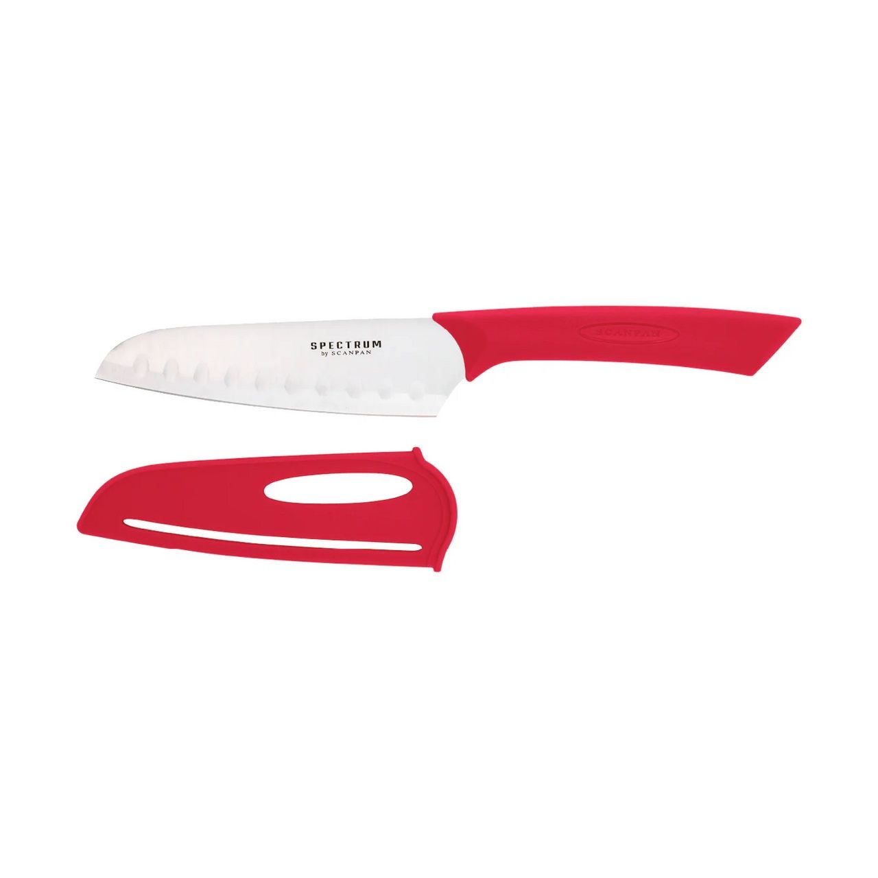 Spectrum Santoku Knife - Red