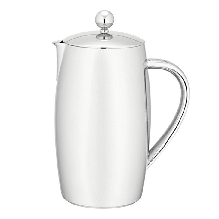 Deluxe Double Wall Coffee Plunger - 3 Sizes, Size: 8 Cup