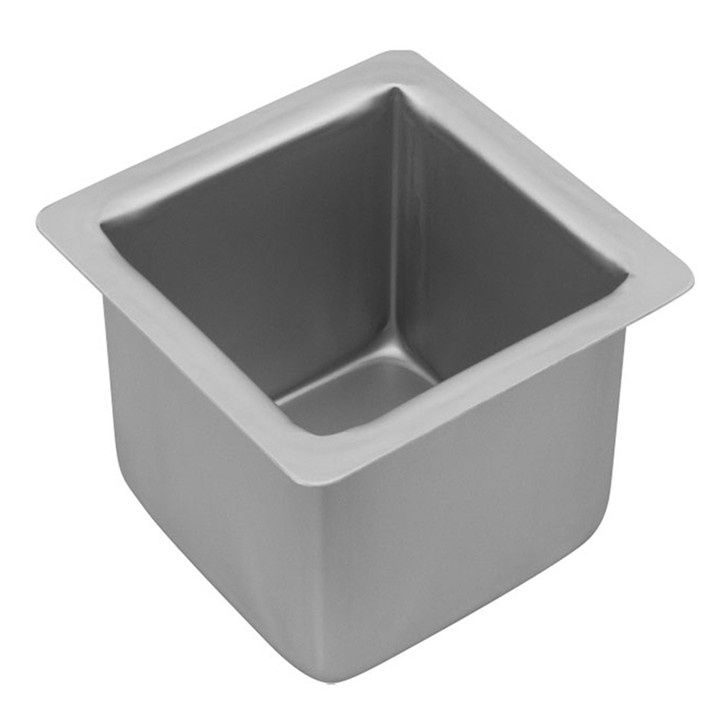 Silver Anodised Square Deep Cake Pan, Range: 10 X 10CM