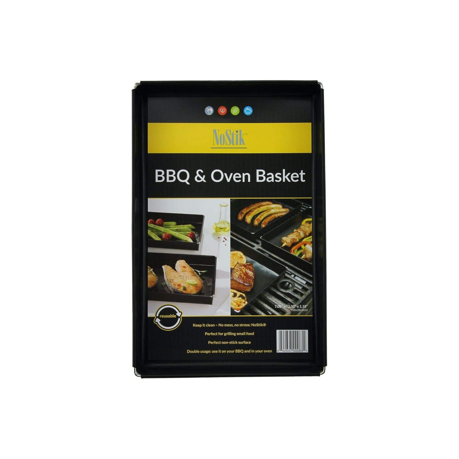 Reusable Non-Stick Bbq &amp; Oven Basket, Code: CCC707