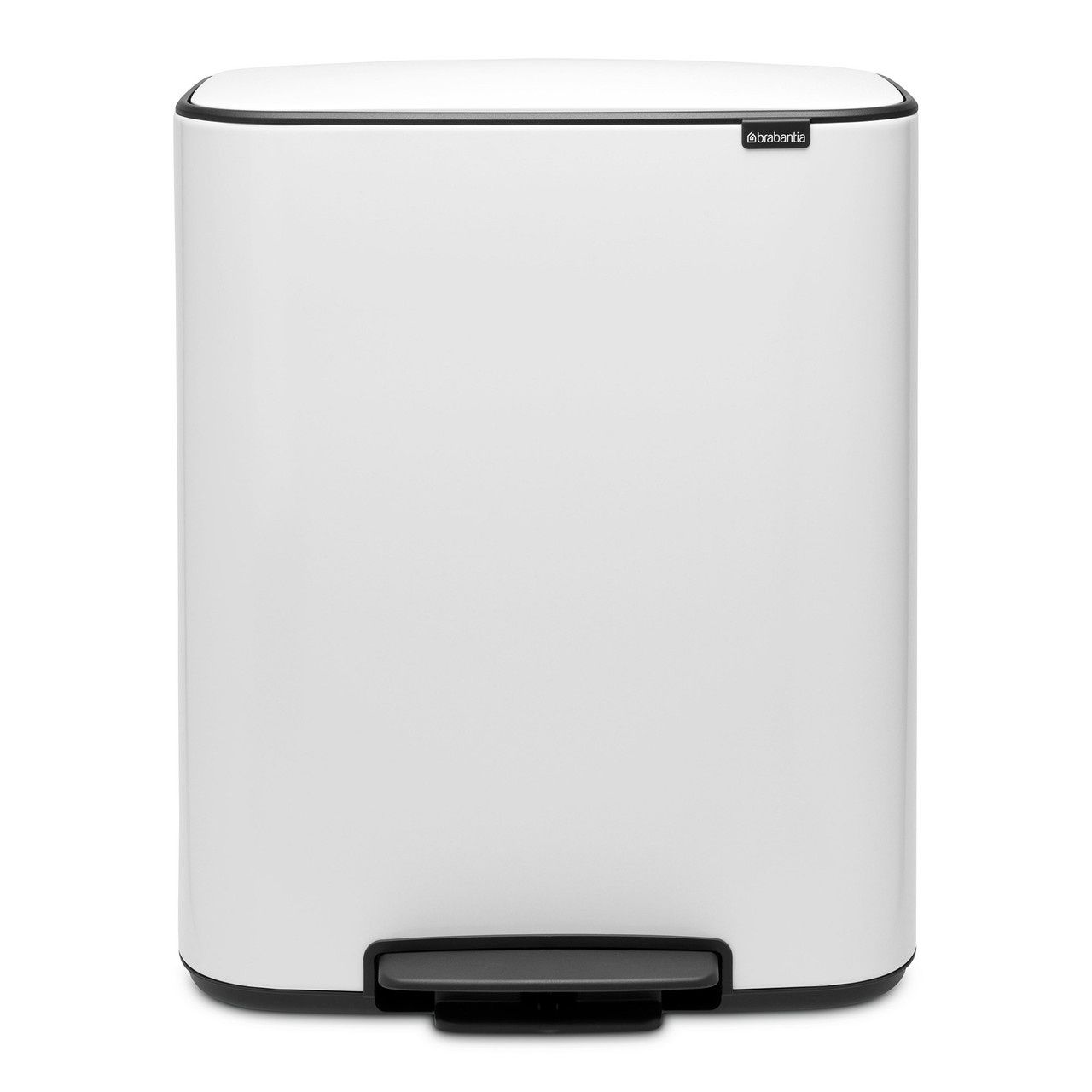 Bo Pedal Bin 60L, Color: White