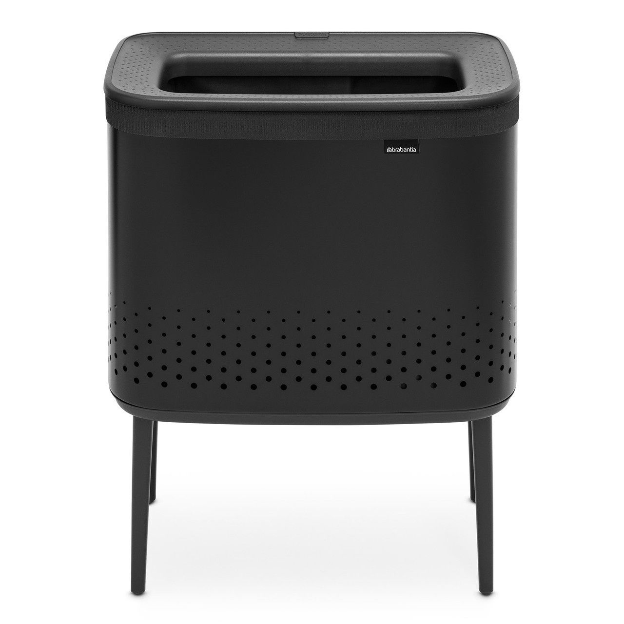 Bo Laundry Bin 60 Litre, Color: Matt Black