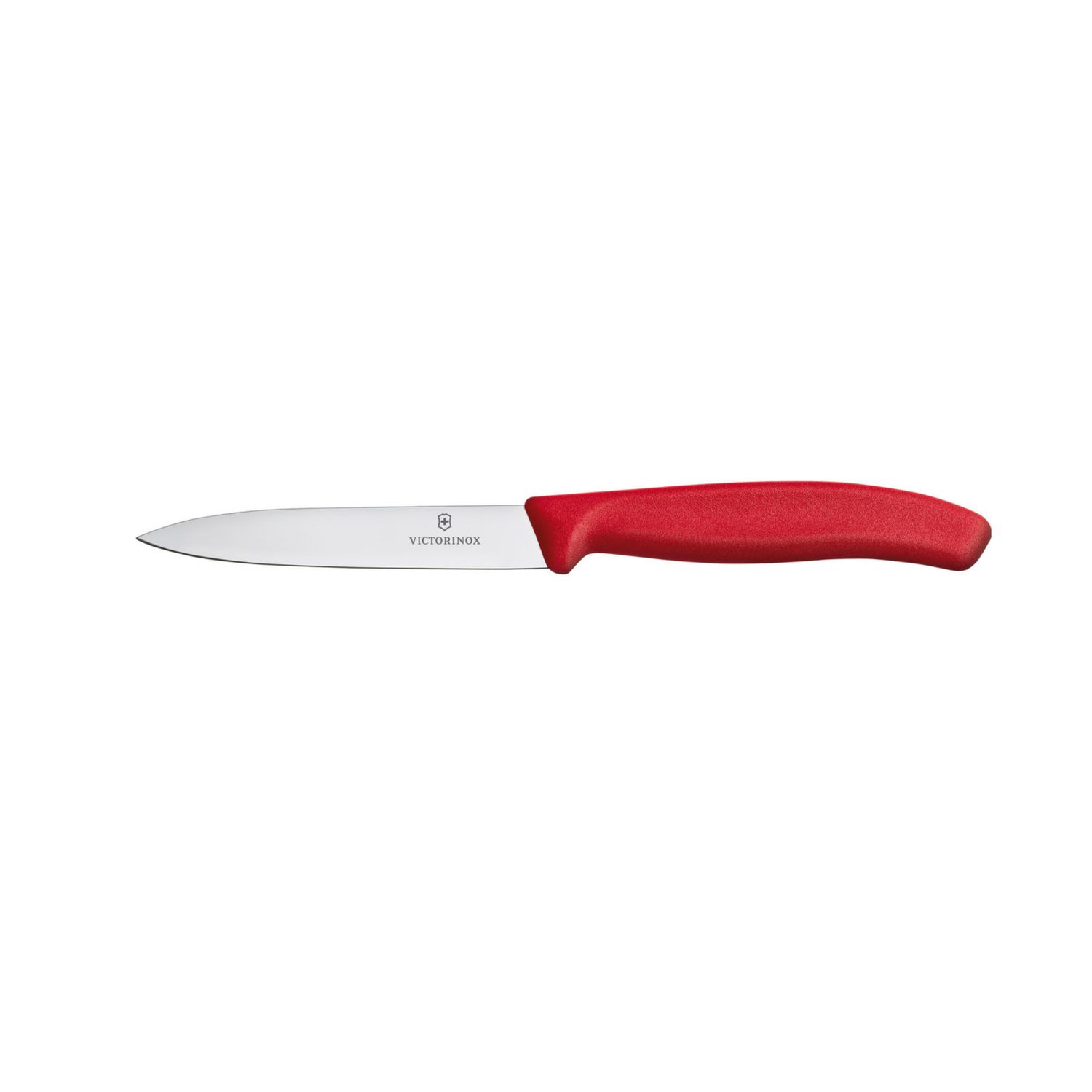 Paring Knife, 10cm, Straight Edge - 6 Colours, Color: Red