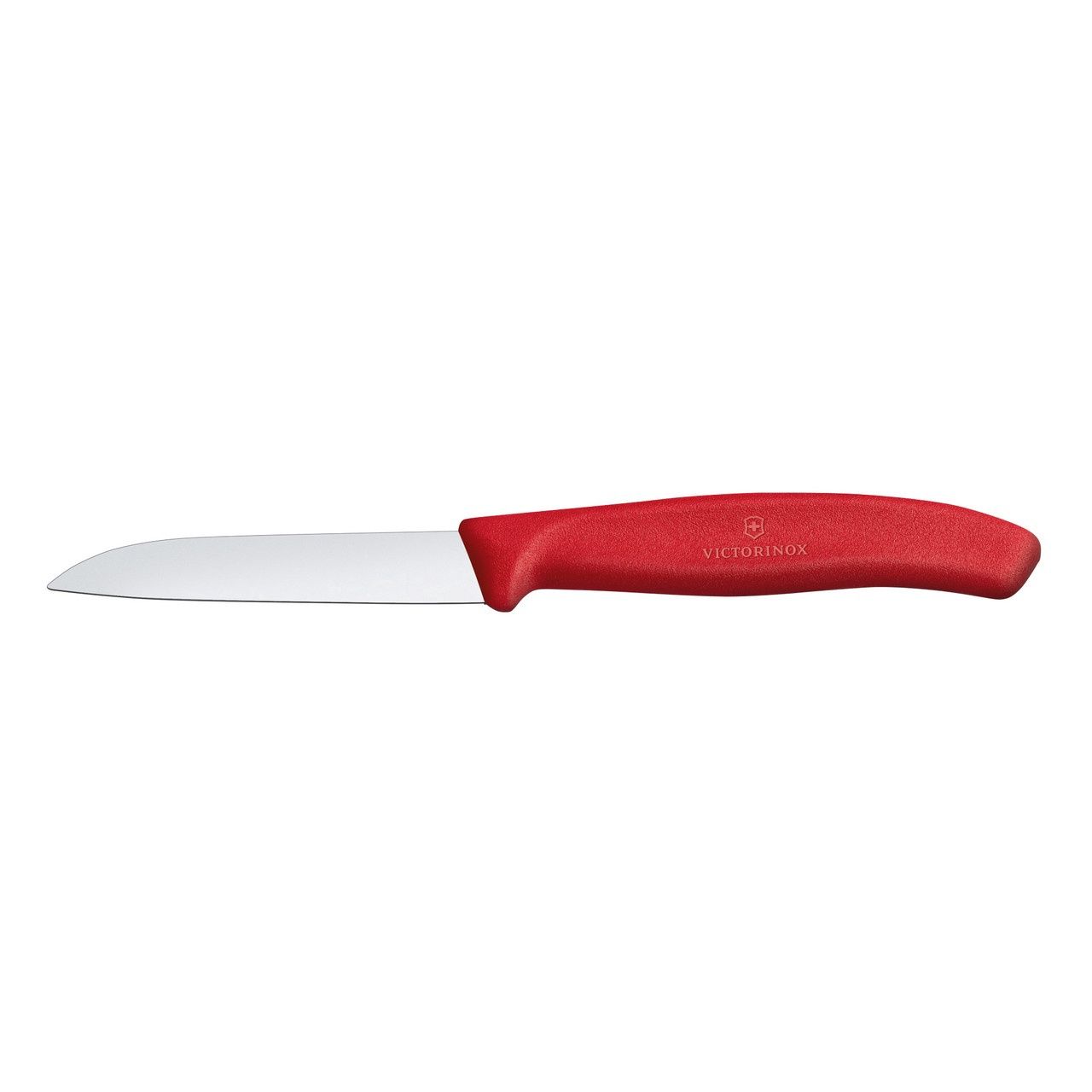 Swiss Classic Straight Blade Paring Knife 8cm - 2 Colours, Color: Red