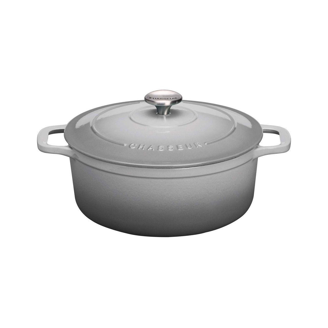 Chasseur Round French Oven - Celestial Grey(3 Sizes), Size: 24cm / 4L