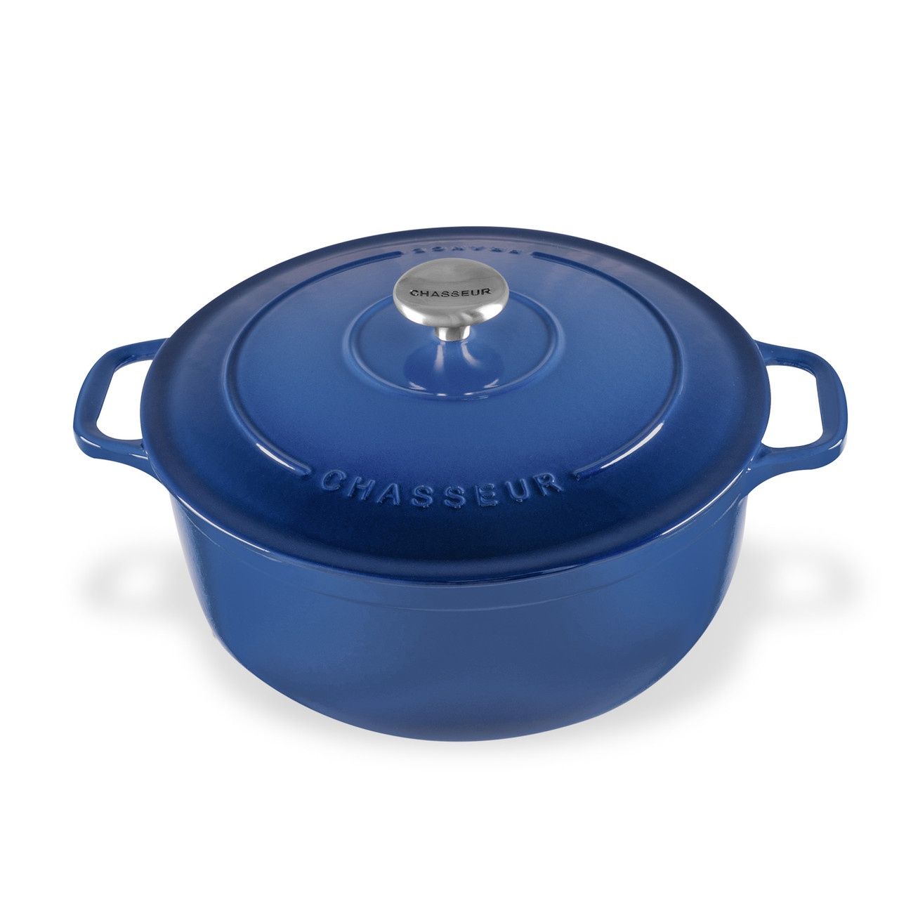 Round French Oven - Azure(3 Sizes), Size: 24cm/4L