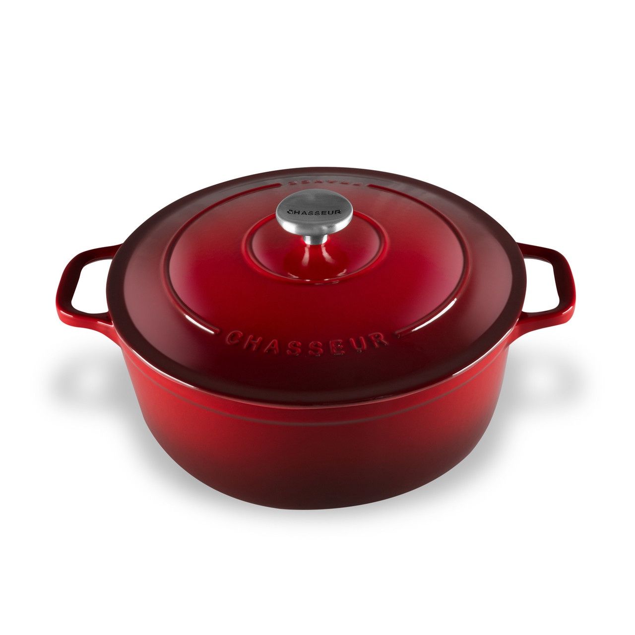 Round French Oven  - Bordeaux, Size: 24cm /4L