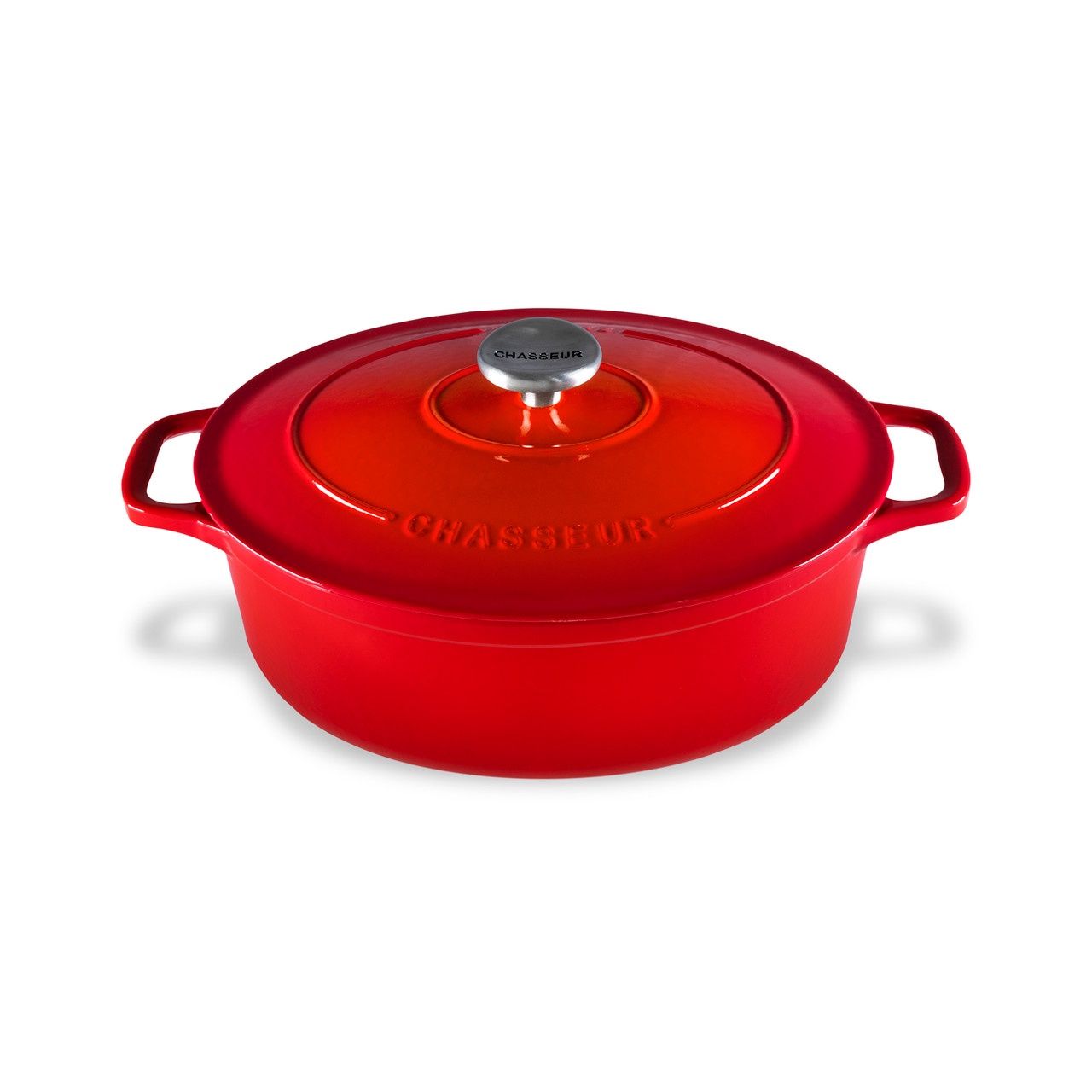 Oval French Oven 27cm / 4L - 8 Colors, Color: Inferno Red