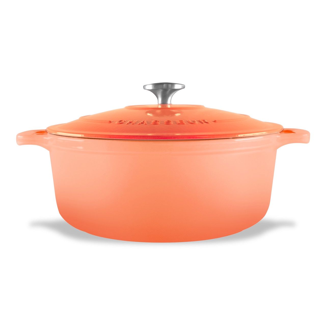 Round French Oven - Salmon (3 Sizes), Size: 24cm / 4L