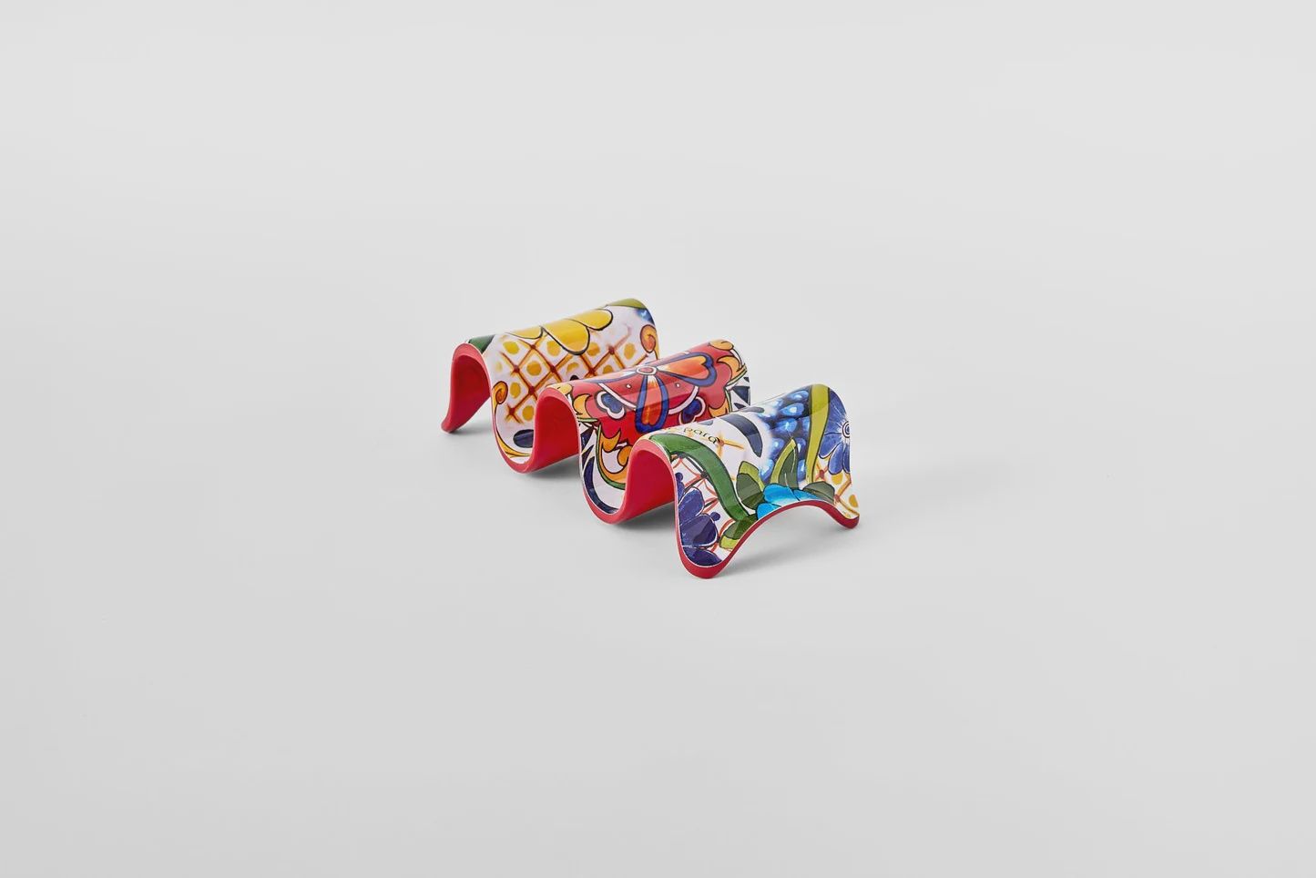 Taco Holder Multiple, Colour: Red