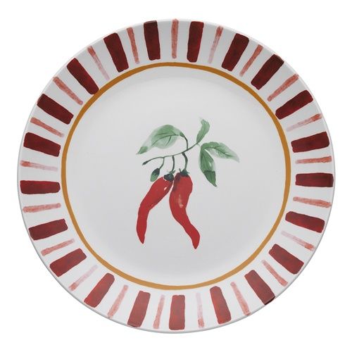 Cucina Round Platter 30cm Chilli