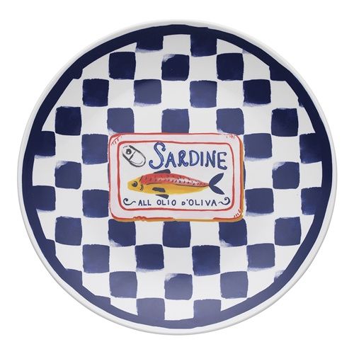 Cucina Round Platter 30cm Sardine